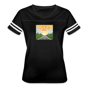 YHWH or the Highway - Women’s Vintage Sport T-Shirt - black/white