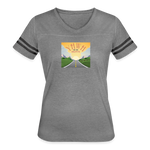 YHWH or the Highway - Women’s Vintage Sport T-Shirt - heather gray/charcoal
