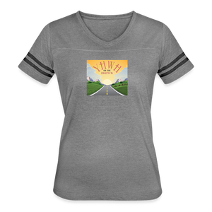 YHWH or the Highway - Women’s Vintage Sport T-Shirt - heather gray/charcoal