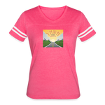 YHWH or the Highway - Women’s Vintage Sport T-Shirt - vintage pink/white