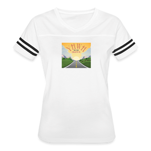 YHWH or the Highway - Women’s Vintage Sport T-Shirt - white/black
