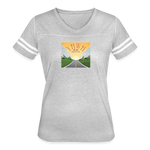 YHWH or the Highway - Women’s Vintage Sport T-Shirt - heather gray/white