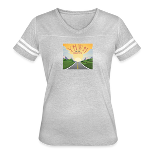 YHWH or the Highway - Women’s Vintage Sport T-Shirt - heather gray/white