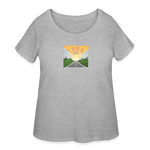 YHWH or the Highway - Women’s Curvy T-Shirt - heather gray