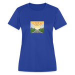 YHWH or the Highway - Women's Moisture Wicking Performance T-Shirt - royal blue