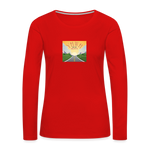YHWH or the Highway - Women's Premium Long Sleeve T-Shirt - red