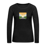 YHWH or the Highway - Women's Premium Long Sleeve T-Shirt - charcoal grey
