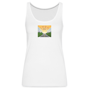 YHWH or the Highway - Women’s Premium Tank Top - white