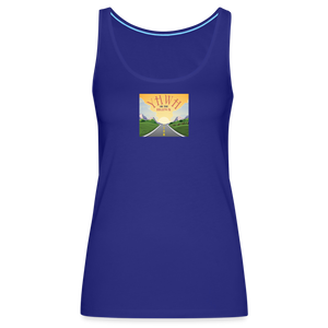 YHWH or the Highway - Women’s Premium Tank Top - royal blue