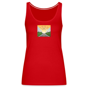 YHWH or the Highway - Women’s Premium Tank Top - red