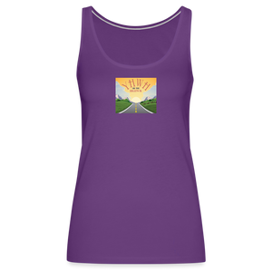 YHWH or the Highway - Women’s Premium Tank Top - purple