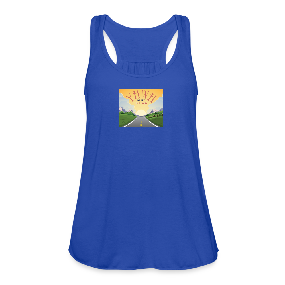 YHWH or the Highway - Women's Flowy Tank Top - royal blue