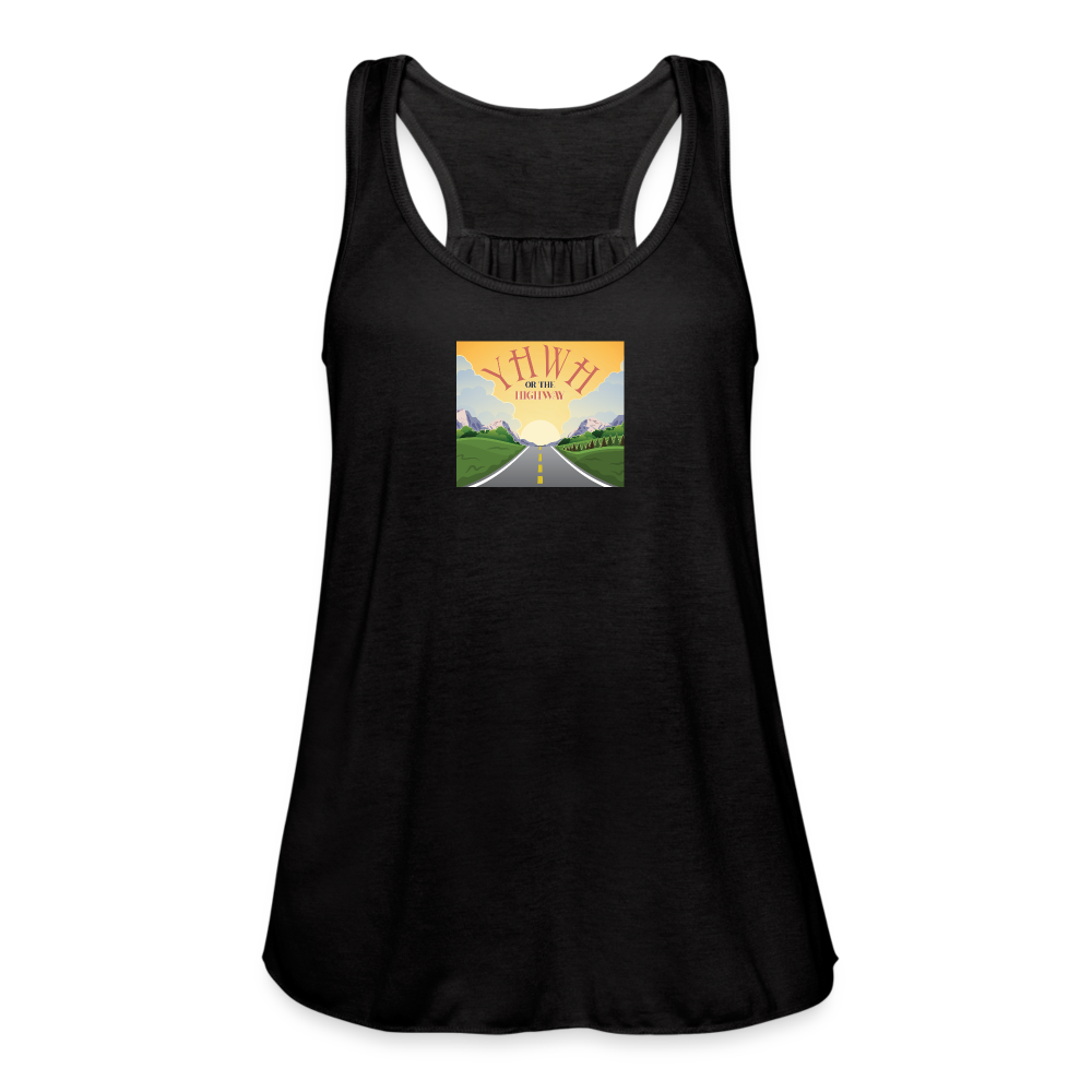 YHWH or the Highway - Women's Flowy Tank Top - black