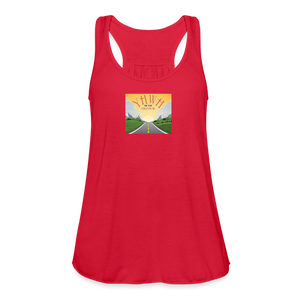 YHWH or the Highway - Women's Flowy Tank Top - red