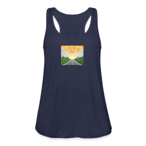 YHWH or the Highway - Women's Flowy Tank Top - navy