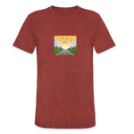 YHWH or the Highway - Unisex Tri-Blend T-Shirt - heather cranberry