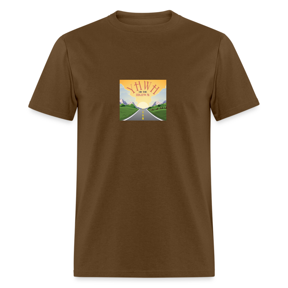 YHWH or the Highway - Unisex Classic T-Shirt - brown