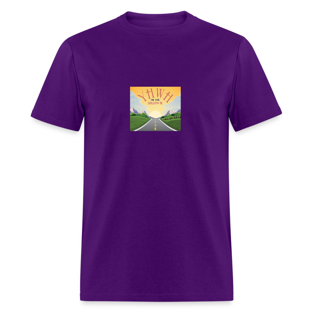 YHWH or the Highway - Unisex Classic T-Shirt - purple