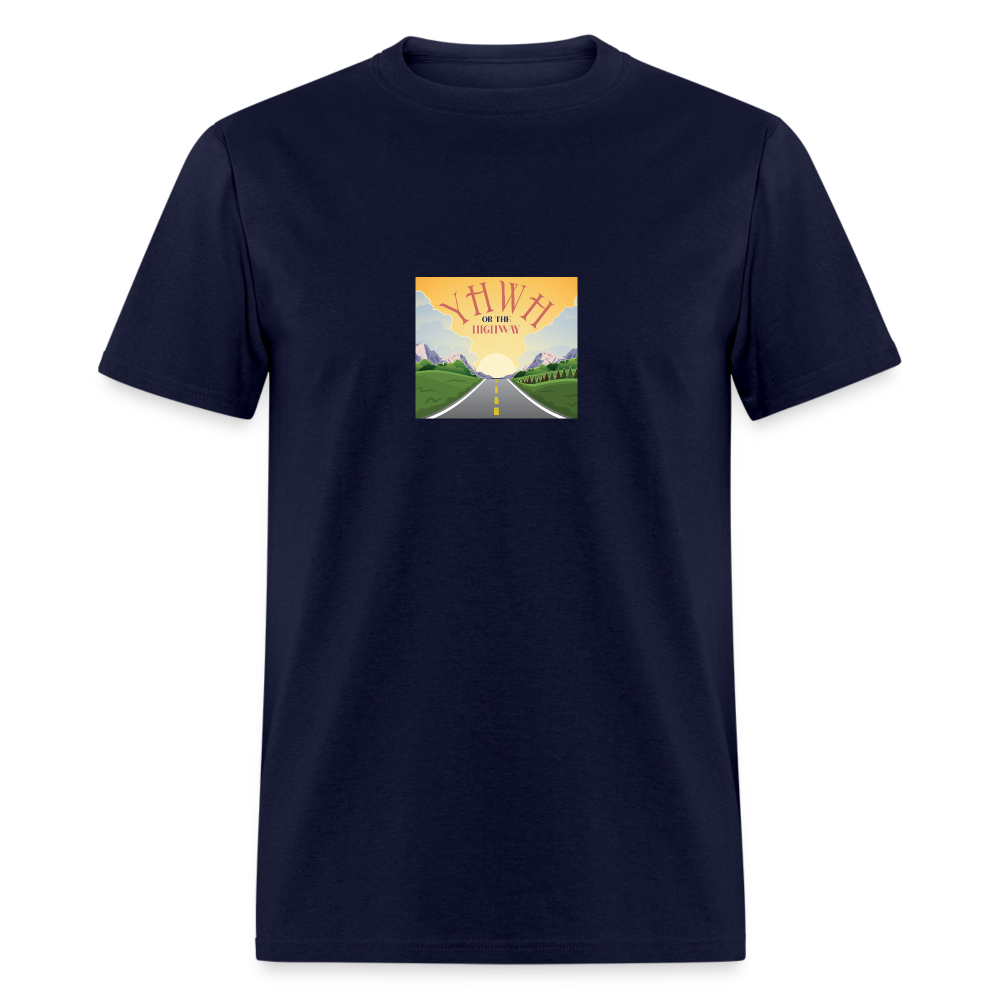 YHWH or the Highway - Unisex Classic T-Shirt - navy