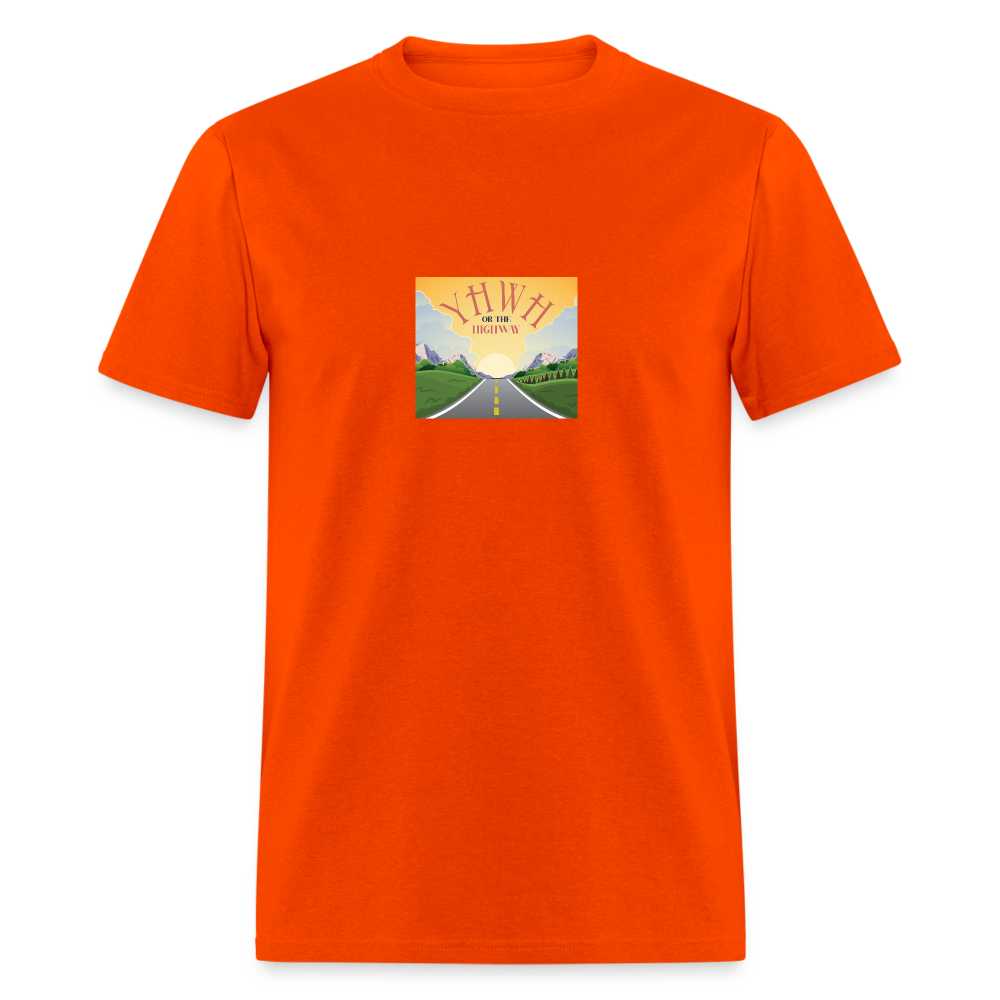 YHWH or the Highway - Unisex Classic T-Shirt - orange