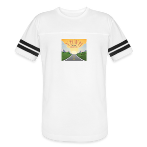 YHWH or the Highway - Vintage Sport T-Shirt - white/black