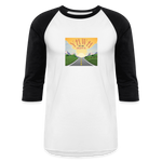 YHWH or the Highway - Baseball T-Shirt - white/black