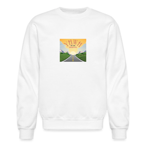 YHWH or the Highway - Crewneck Sweatshirt - white