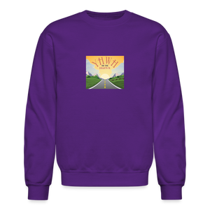 YHWH or the Highway - Crewneck Sweatshirt - purple
