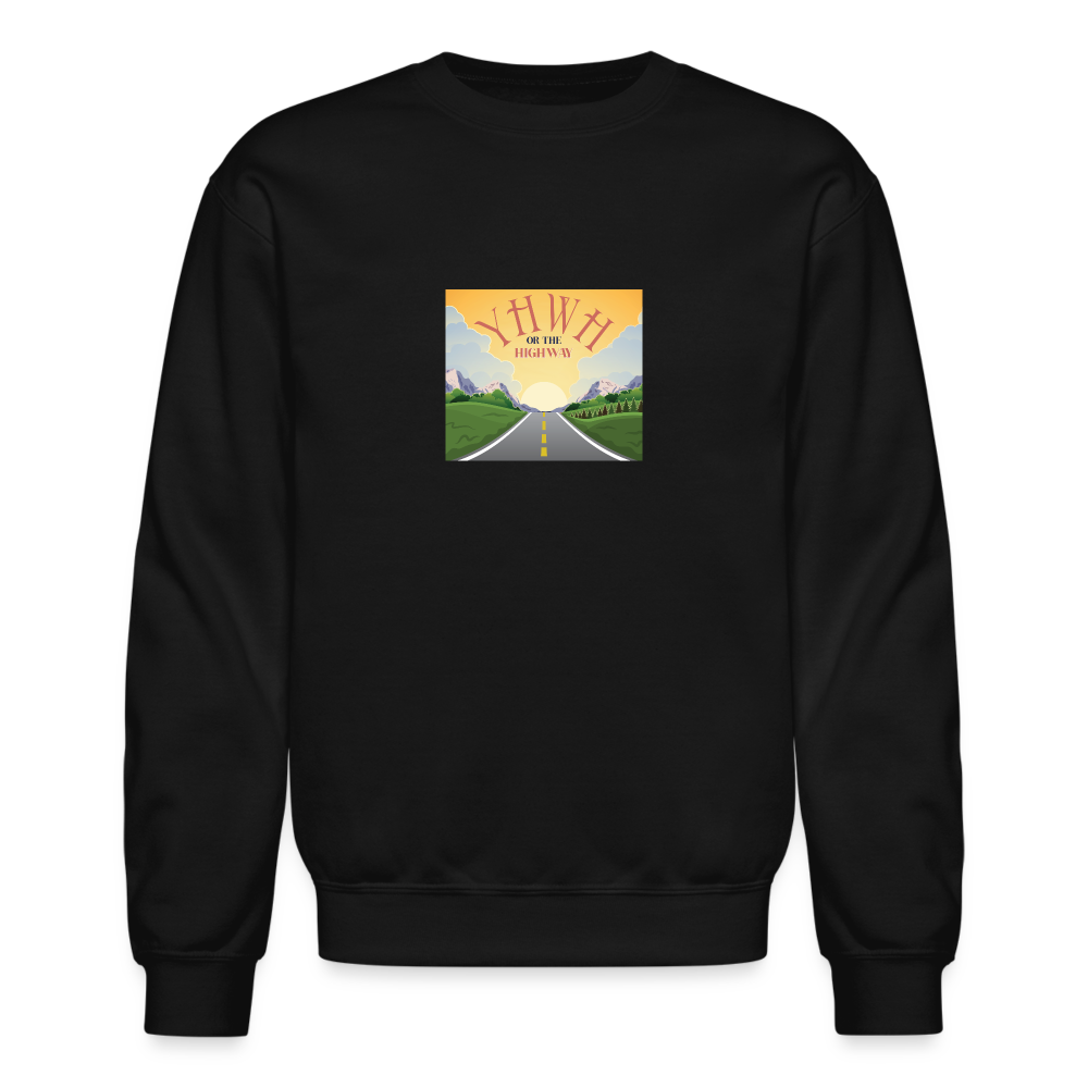 YHWH or the Highway - Crewneck Sweatshirt - black