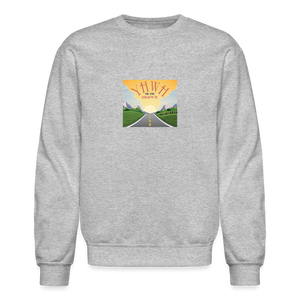 YHWH or the Highway - Crewneck Sweatshirt - heather gray