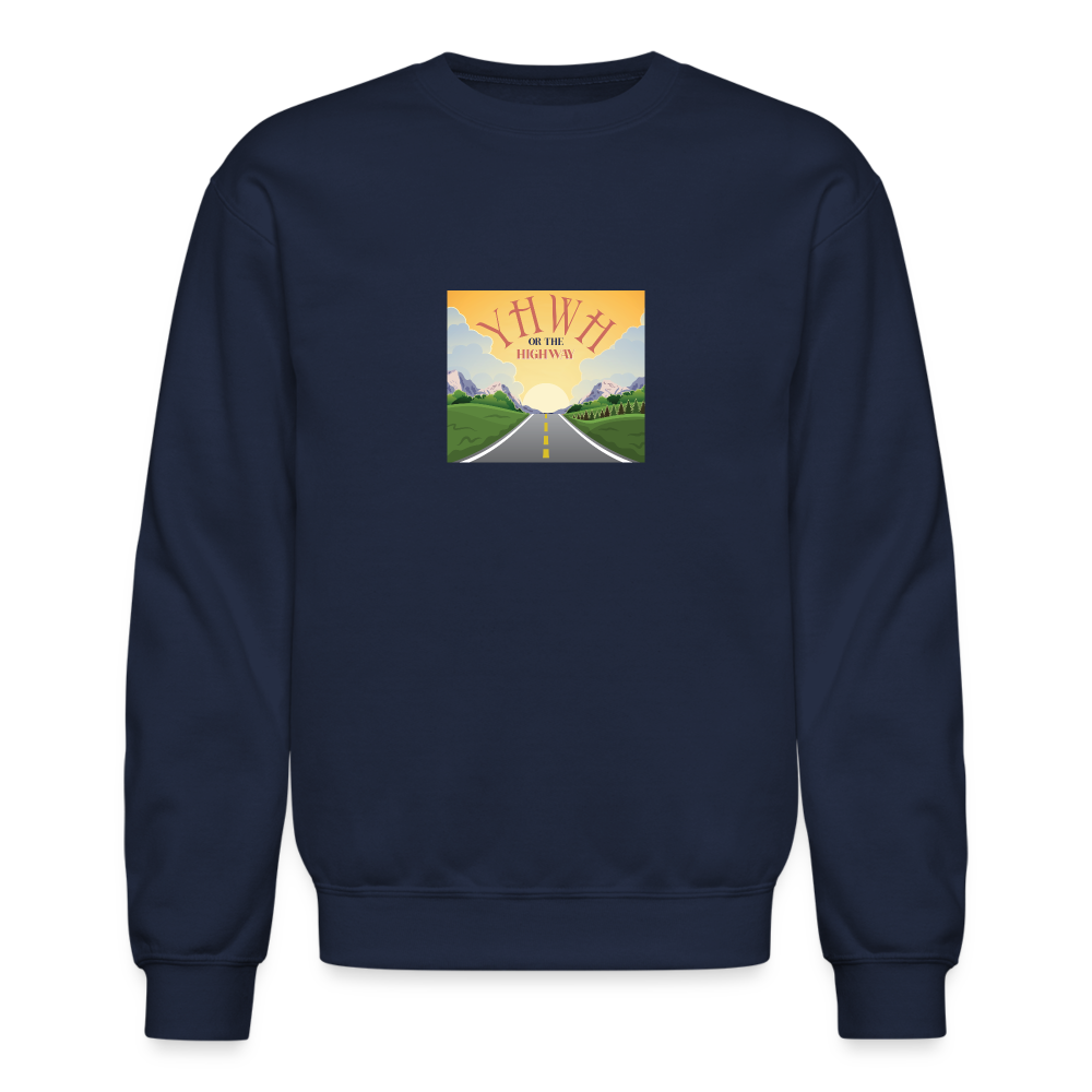 YHWH or the Highway - Crewneck Sweatshirt - navy