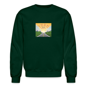 YHWH or the Highway - Crewneck Sweatshirt - forest green