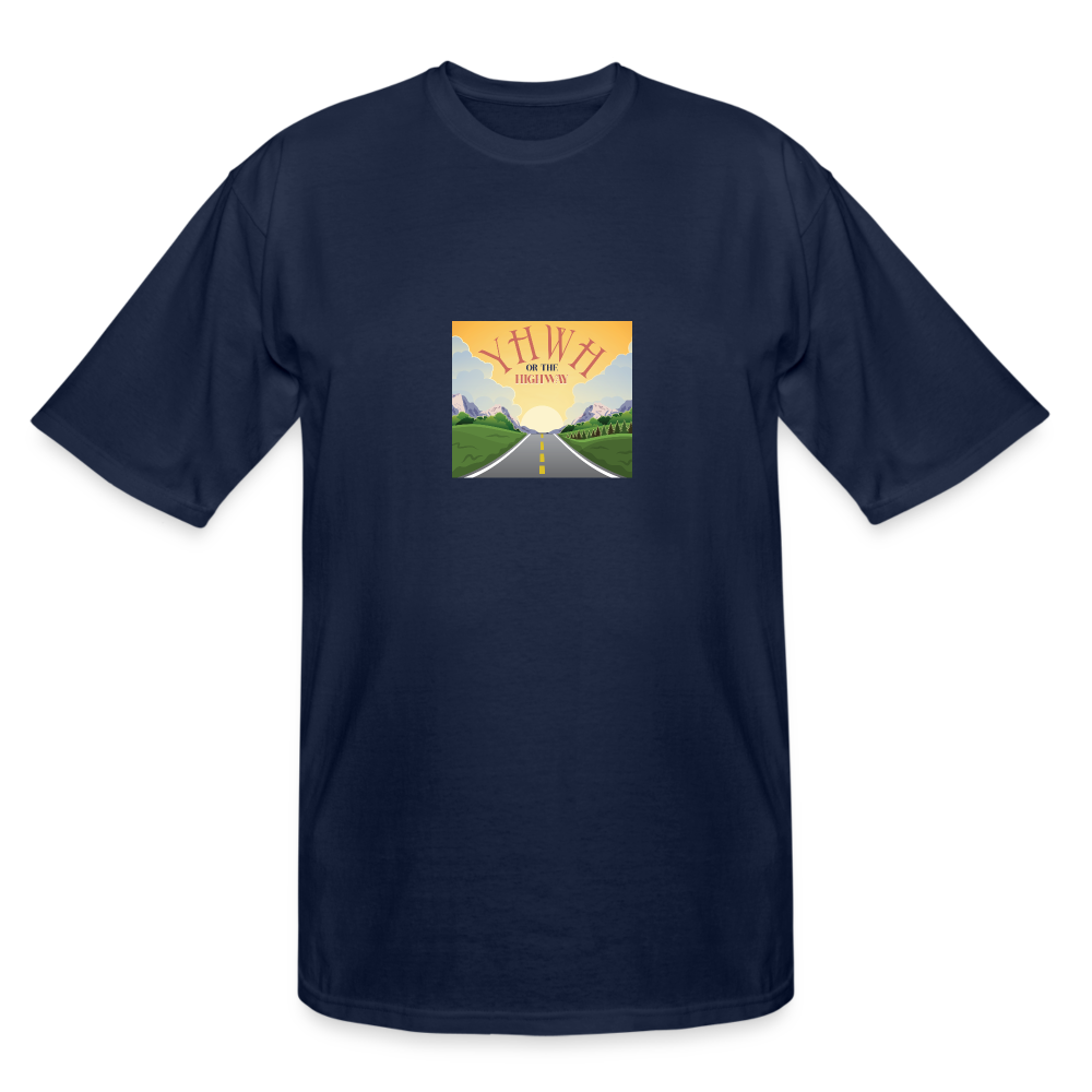 YHWH or the Highway - Men's Tall T-Shirt - navy