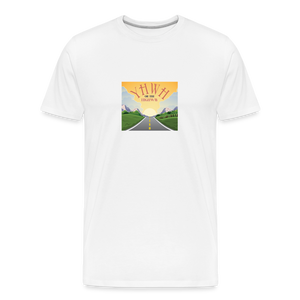 YHWH or the Highway - Men’s Premium Organic T-Shirt - white