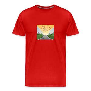 YHWH or the Highway - Men’s Premium Organic T-Shirt - red