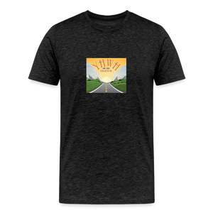 YHWH or the Highway - Men’s Premium Organic T-Shirt - charcoal grey
