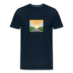 YHWH or the Highway - Men’s Premium Organic T-Shirt - deep navy
