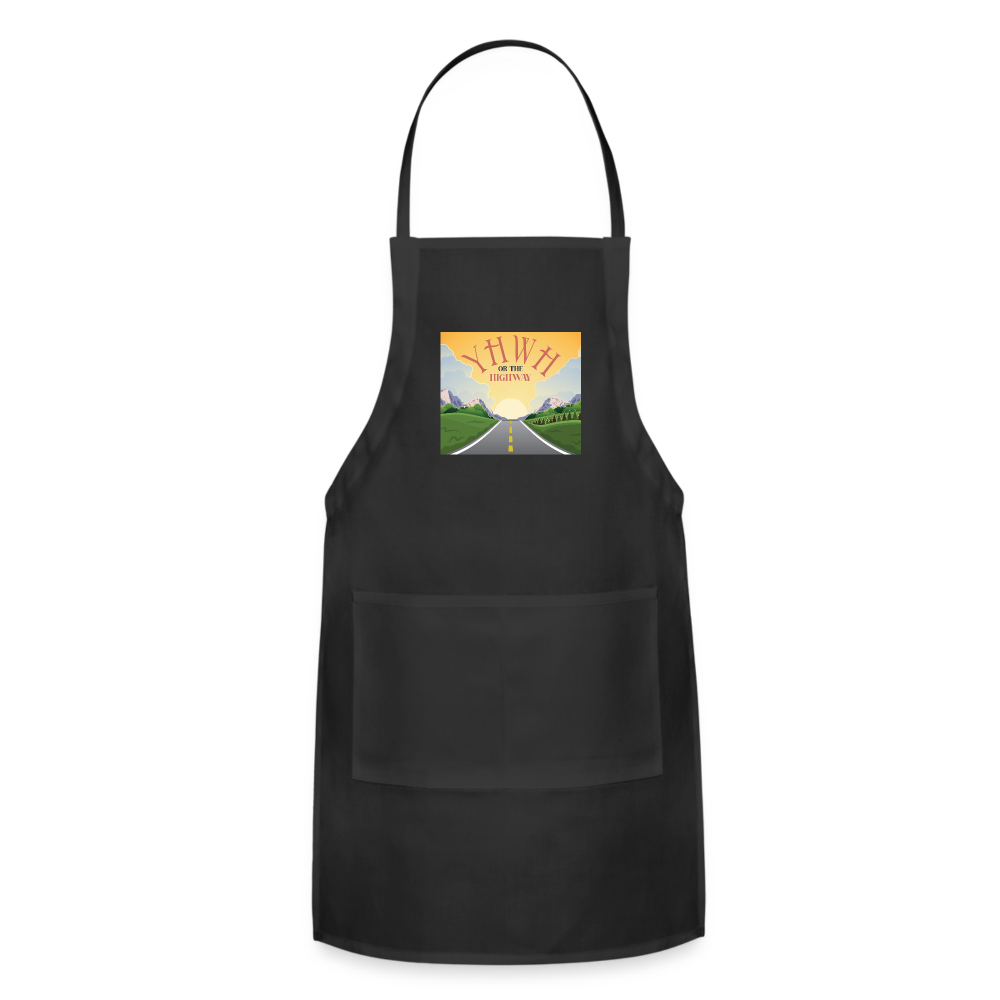 YHWH or the Highway - Adjustable Apron - black