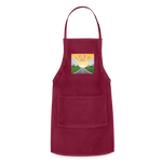 YHWH or the Highway - Adjustable Apron - burgundy