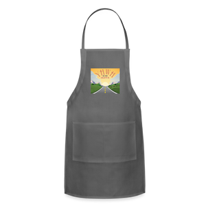 YHWH or the Highway - Adjustable Apron - charcoal