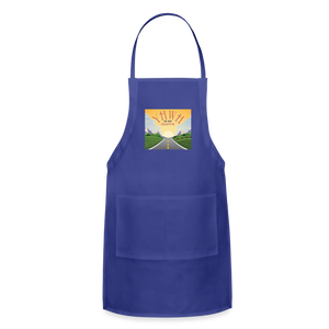 YHWH or the Highway - Adjustable Apron - royal blue