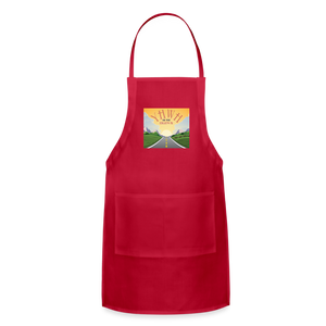 YHWH or the Highway - Adjustable Apron - red