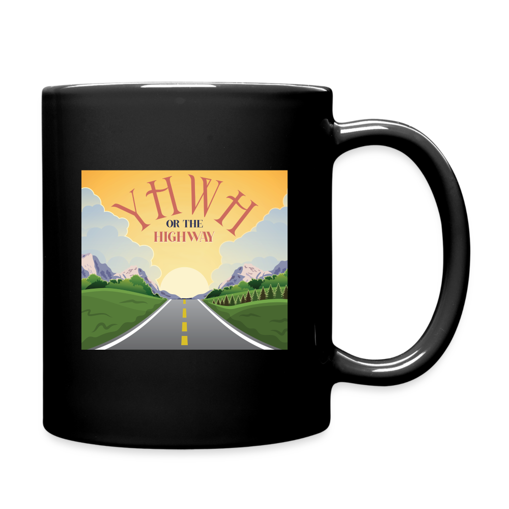 YHWH or the Highway - Full Color Mug - black