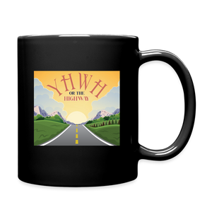 YHWH or the Highway - Full Color Mug - black