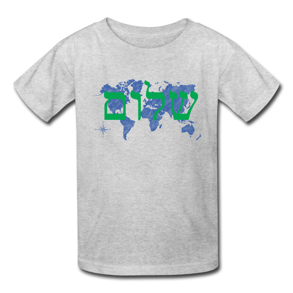Peace on Earth - Kids' T-Shirt - heather gray