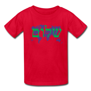 Peace on Earth - Kids' T-Shirt - red