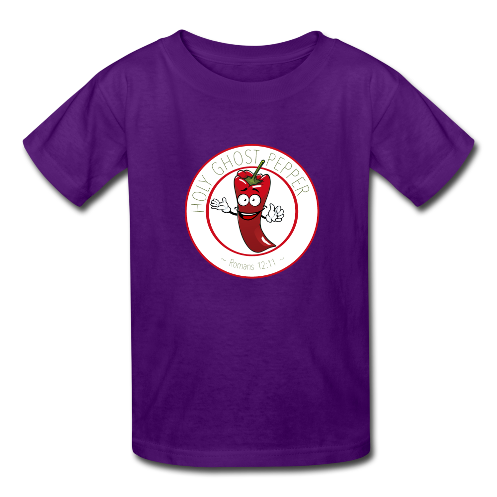 Holy Ghost Pepper - Kids' T-Shirt - purple