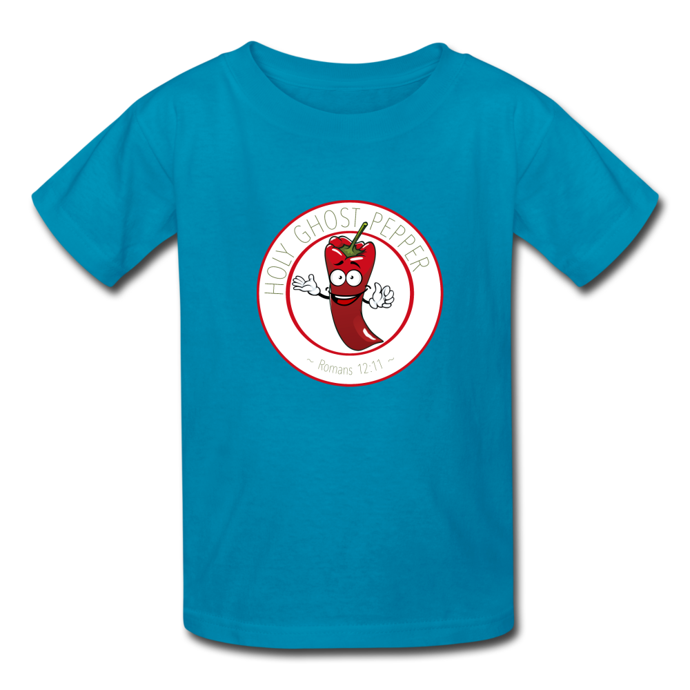 Holy Ghost Pepper - Kids' T-Shirt - turquoise