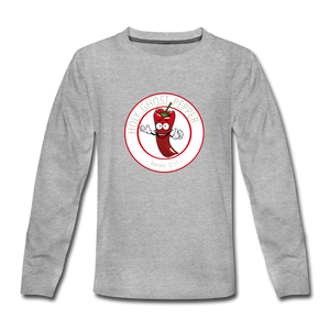 Holy Ghost Pepper - Kids' Premium Long Sleeve T-Shirt - heather gray