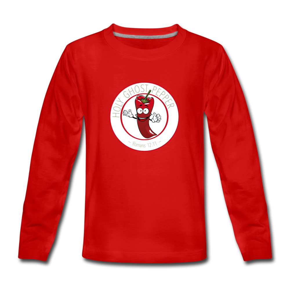 Holy Ghost Pepper - Kids' Premium Long Sleeve T-Shirt - red